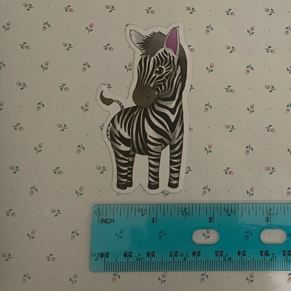 Zebra Sticker - Picture 2 of 2